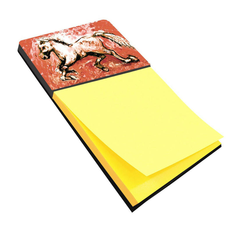 Shadow the Horse in Red Refiillable Sticky Note Holder or Note Dispenser MW1170SN