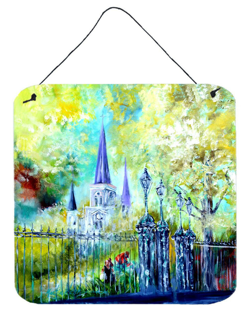 Across the Square St Louis Cathedral Wall or Door Hanging Prints MW1183DS66