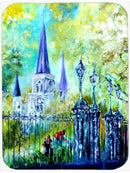 Across the Square St Louis Cathedral Glass Cutting Boards – Durable, Decorative Kitchen Art Large MW1183LCB