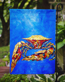 Blue Crab on Blue Sr. Garden Flag – Decorative Outdoor Yard Flag MW1187GF