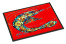 Shrimp Boil Doormat Indoor Outdoor 18H X 27W Front Door Mat Rugs for Entryway, Non Slip Washable