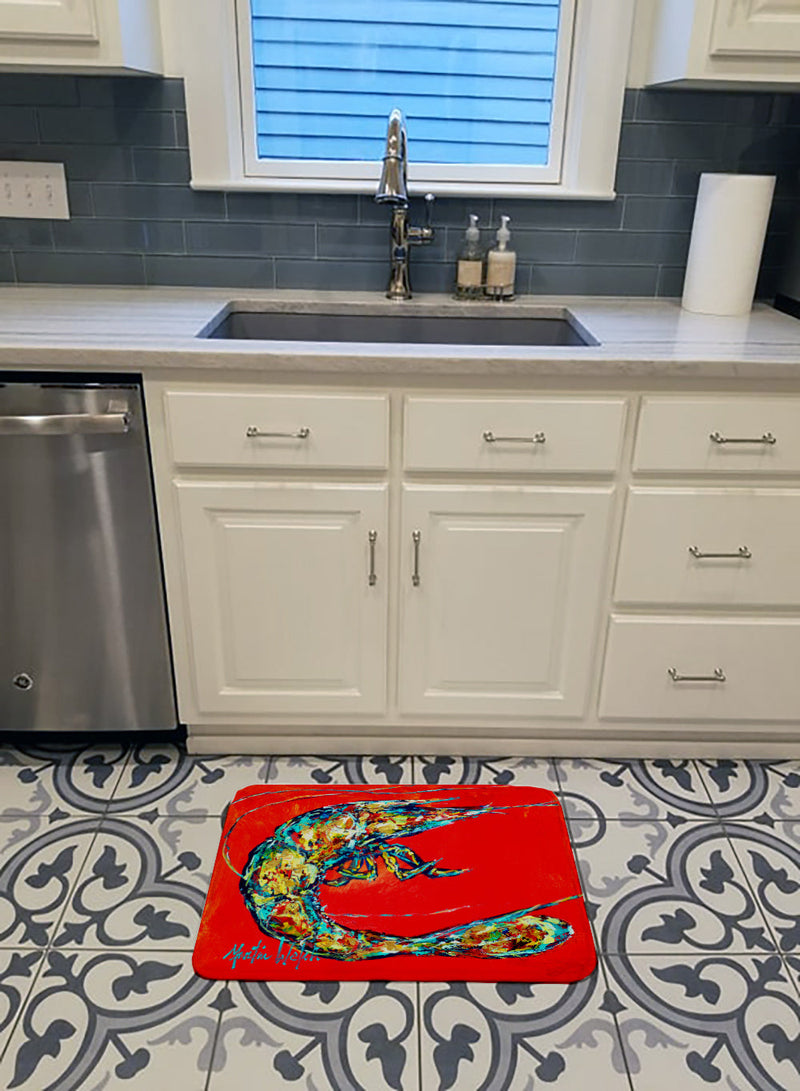 Shrimp Boil Machine Washable Memory Foam Mat MW1207RUG