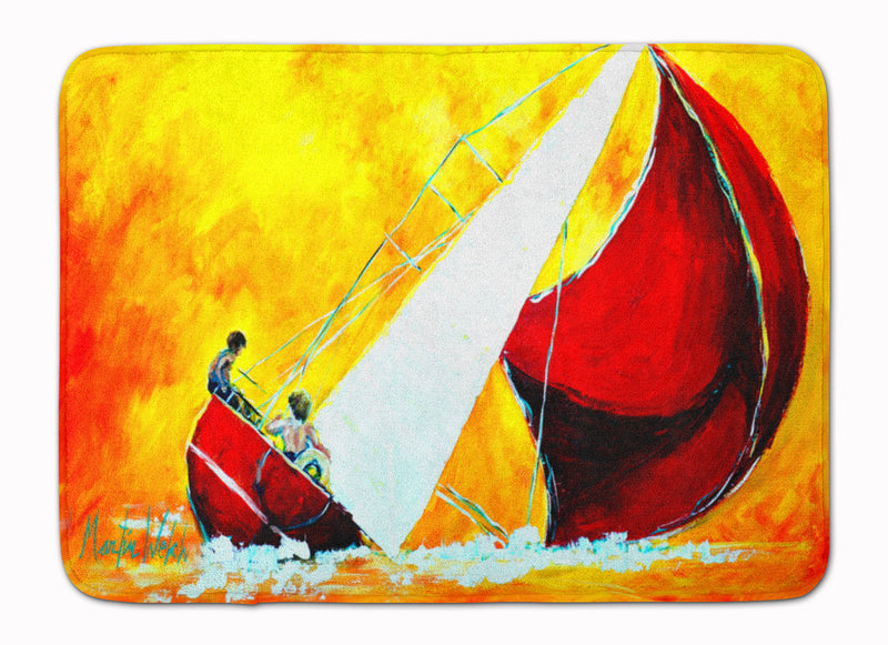 Sailboat Break Away Machine Washable Memory Foam Mat MW1211RUG