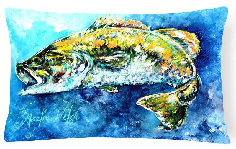Bobby the Best Bass Fabric Decorative Pillow MW1220PW1216