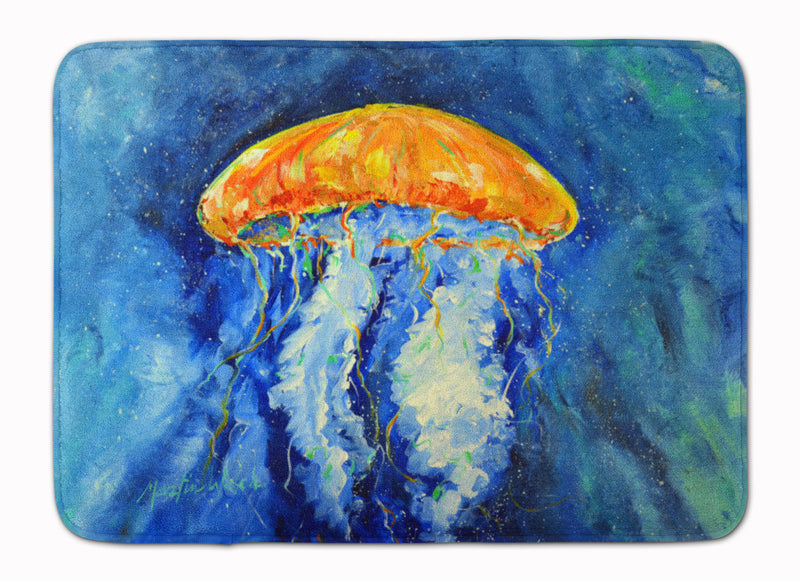 Calm Water Jellyfish Machine Washable Memory Foam Mat MW1223RUG