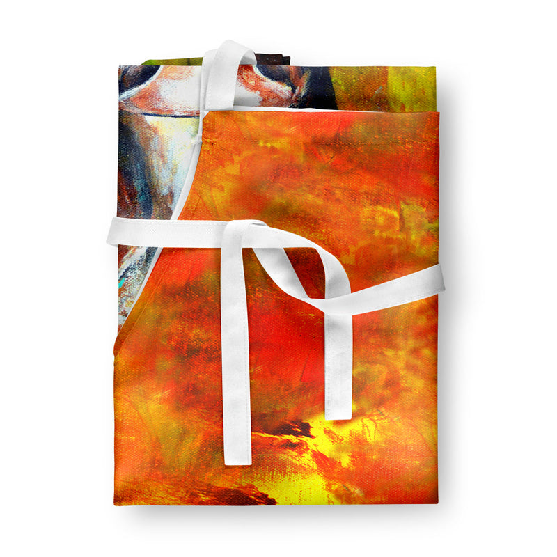 Another Happy Cow Apron – Artist-Designed Kitchen, BBQ & Craft Apron MW1225APRON