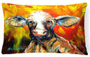 Another Happy Cow Fabric Decorative Pillow MW1225PW1216