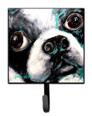 Boston Terrier Jake Pretty Please Leash or Key Holder Wall Hooks, Key Hooks Holder, Coat Rack Wall Mount, Coat Hooks, Hooks for Hanging Keys, Towels, Aprons, Leashes