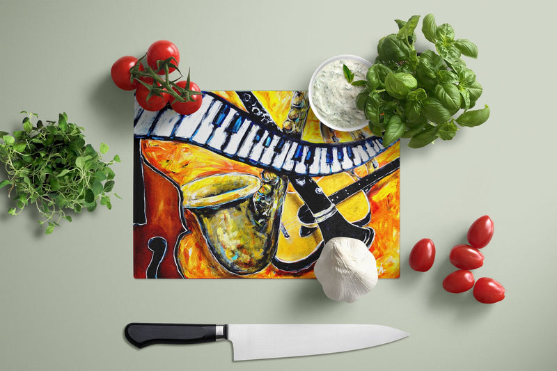 All That Jazz Glass Cutting Board Large MW1267LCB