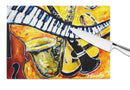 All That Jazz Glass Cutting Boards – Durable, Decorative Kitchen Art Large MW1267LCB