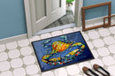 Blue Gray Kinda Day Crab Doormat - 24x36 Decorative Floor Mat – Indoor/Outdoor Rug with Artistic Flair MW1269JMAT
