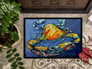 Blue Gray Kinda Day Crab Doormat - 18x27 Decorative Floor Mat – Indoor/Outdoor Rug with Artistic Flair MW1269MAT