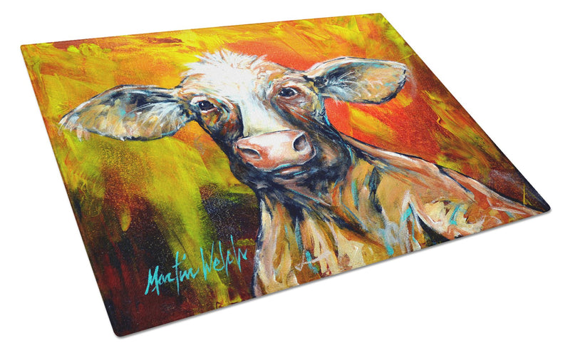 Happy Cow Glass Cutting Board Large MW1277LCB