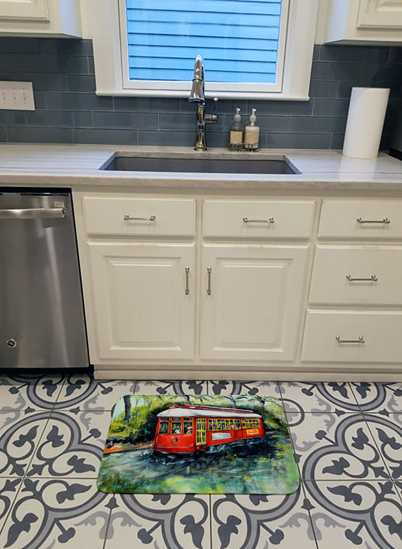 Little Red Street Car Machine Washable Memory Foam Mat MW1278RUG