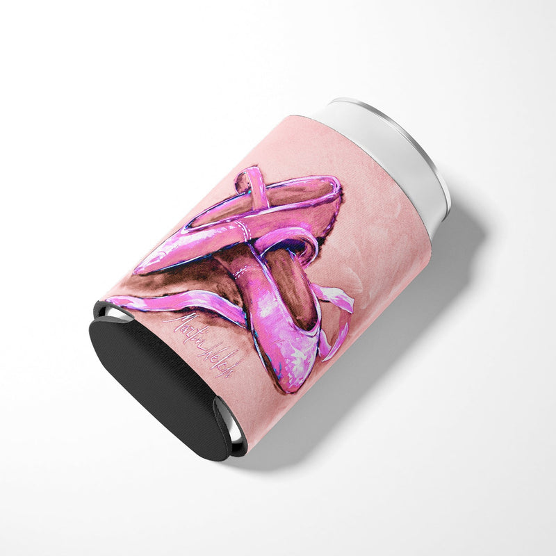 Ballet Shoes Pink Can or Bottle Hugger MW1305CC