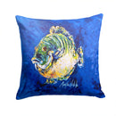 Blue Gill Throw Pillow - 14x14 Decorative Pillow – Art for Your Home & Patio MW1307PW1414