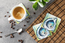 Blue Rock Oyster Foam Coaster  MW1308FC