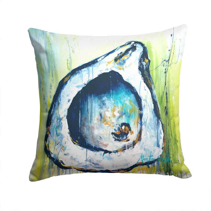 Blue Rock Oyster Throw Pillow - 14x14 Decorative Pillow – Art for Your Home & Patio MW1308PW1414