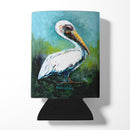 Blue Stand White Pelican Can or Bottle Hugger MW1309CC