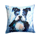 Boston Terrier Boston Tuff Throw Pillow - 14x14 Decorative Pillow – Art for Your Home & Patio MW1311PW1414