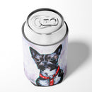 Boston Terrier Brindle Ziggy Can or Bottle Hugger MW1312CC