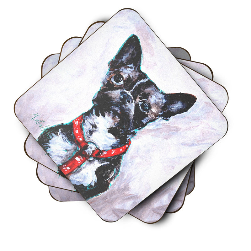 Boston Terrier Brindle Ziggy Foam Coaster  MW1312FC