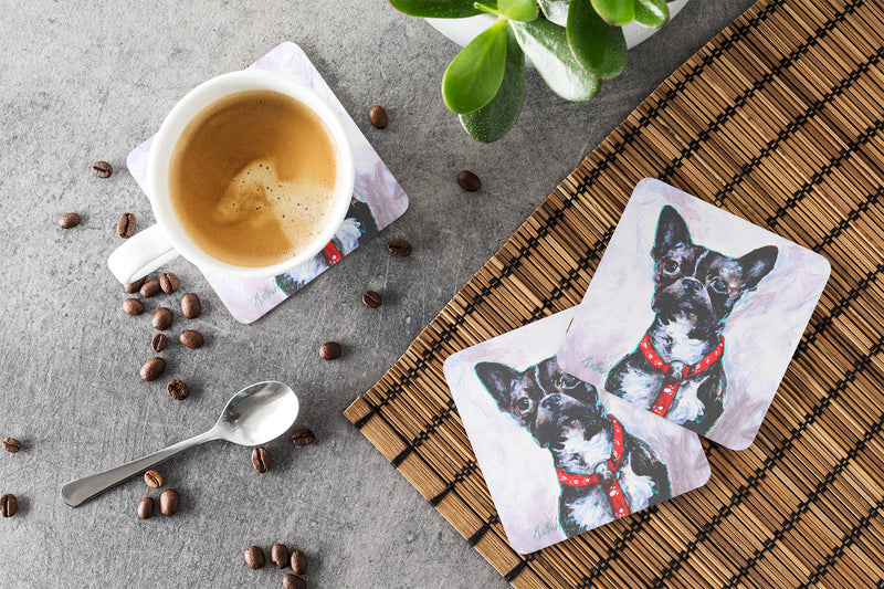 Boston Terrier Brindle Ziggy Foam Coaster  MW1312FC