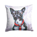 Boston Terrier Brindle Ziggy Throw Pillow - 14x14 Decorative Pillow – Art for Your Home & Patio MW1312PW1414