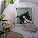 Boston Terrier Don't Leave Me Throw Pillow - 14x14 Decorative Pillow – Art for Your Home & Patio MW1313PW1414
