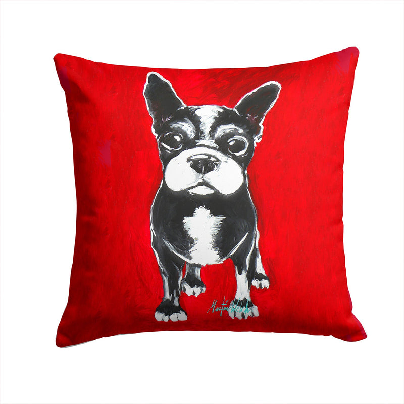 Boston Terrier Runt Fabric Decorative Pillow MW1314PW1414