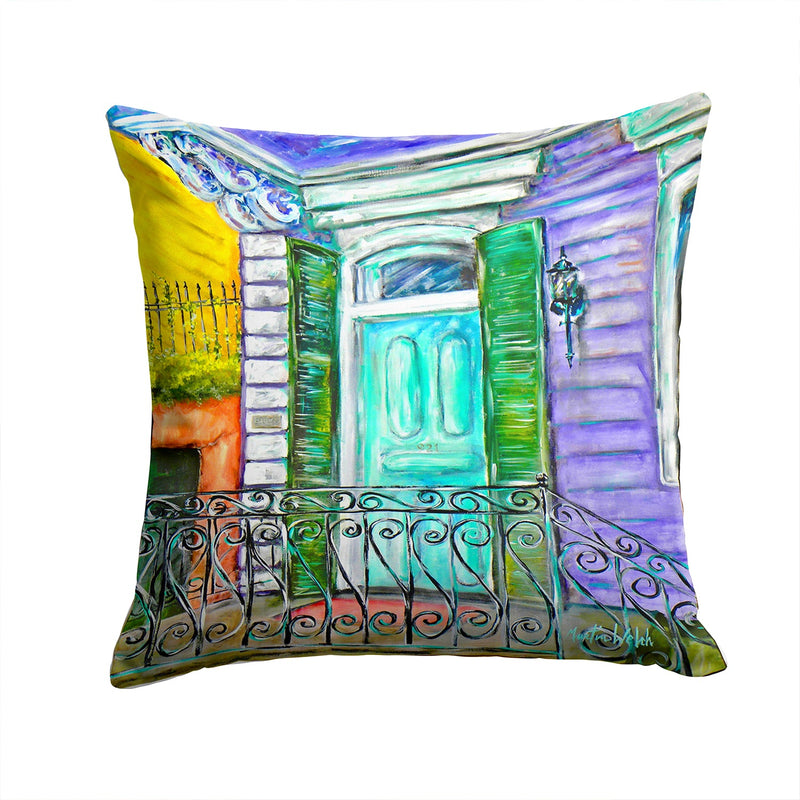 The House Next Door Fabric Decorative Pillow MW1354PW1414