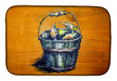 A Crab Bucket Dish Drying Mat – Absorbent, Artistic Kitchen Essentials