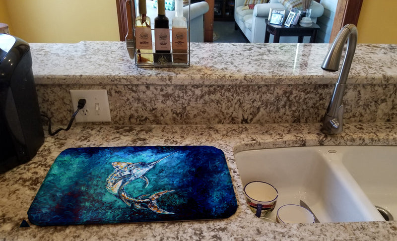 American Marlin Dish Drying Mat – Absorbent, Artistic Kitchen Essentials