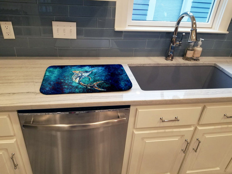 American Marlin Dish Drying Mat – Absorbent, Artistic Kitchen Essentials