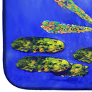 Blue Dragonfly Dish Drying Mat – Absorbent, Artistic Kitchen Essentials