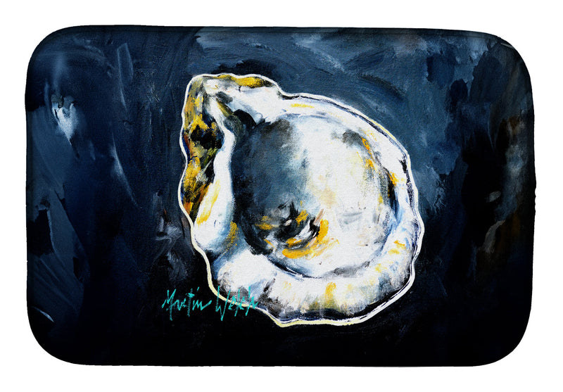 Blue Star Oyster Dish Drying Mat – Absorbent, Artistic Kitchen Essentials