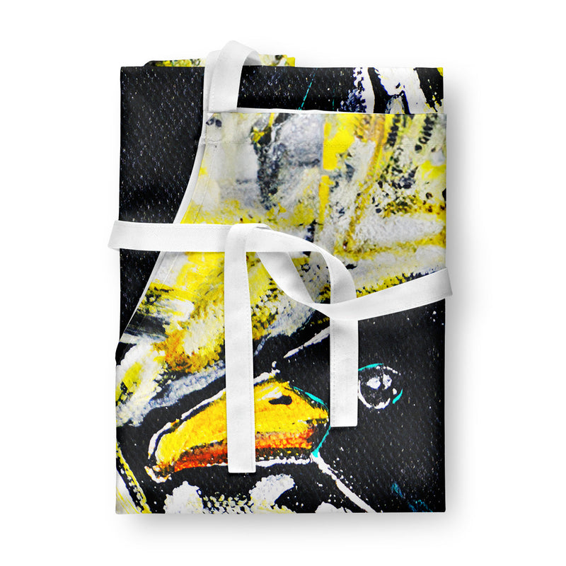 Crow Adam Apron – Artist-Designed Kitchen, BBQ & Craft Apron