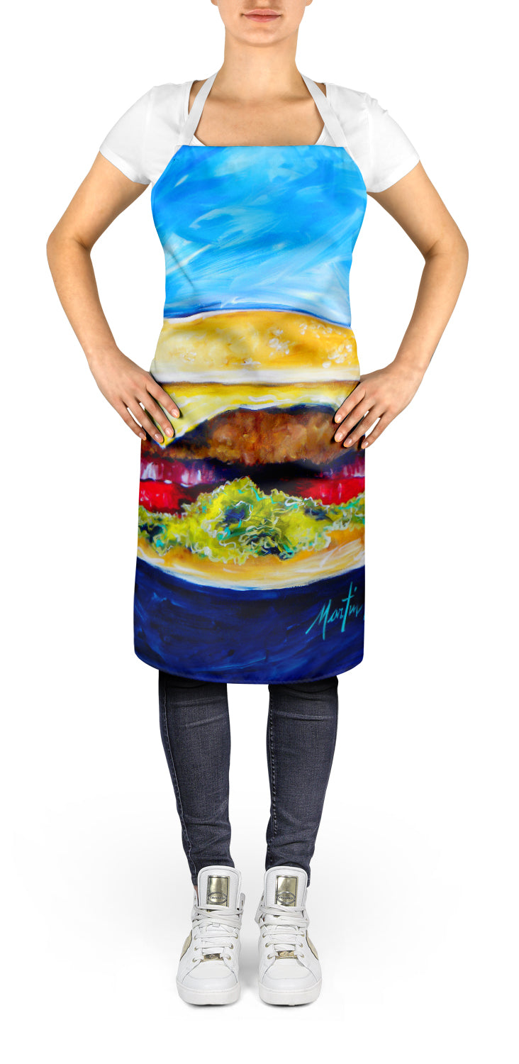 I Want Mine Dressed Hamburger Apron – Artist-Designed Kitchen, BBQ & Craft Apron