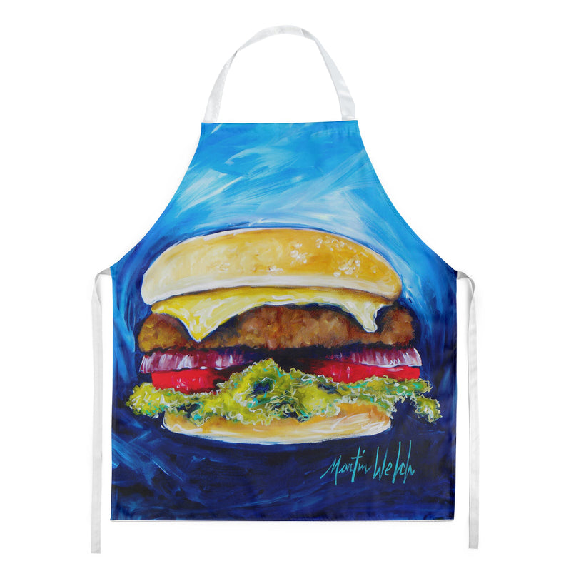 I Want Mine Dressed Hamburger Apron – Artist-Designed Kitchen, BBQ & Craft Apron