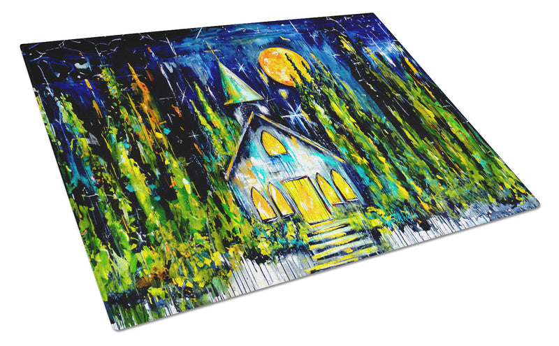 Rock of Ages Church Glass Cutting Boards – Durable, Decorative Kitchen Art