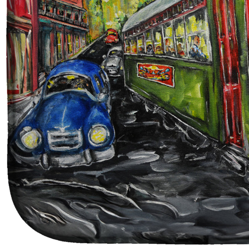 Saint Charles No. 922 Streetcar Again Dish Drying Mat – Absorbent, Artistic Kitchen Essentials