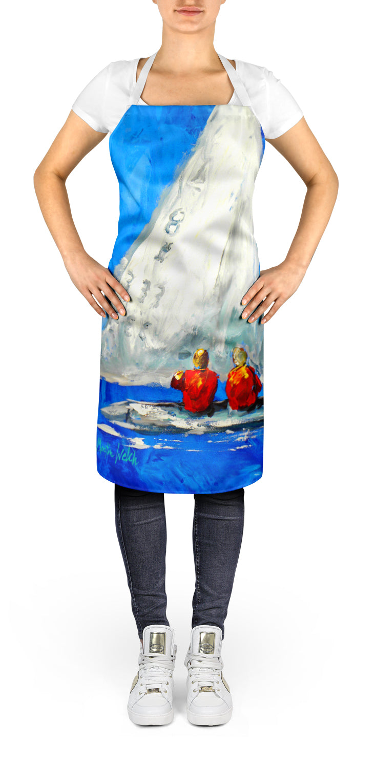 Twos Company Sailboat Apron – Artist-Designed Kitchen, BBQ & Craft Apron