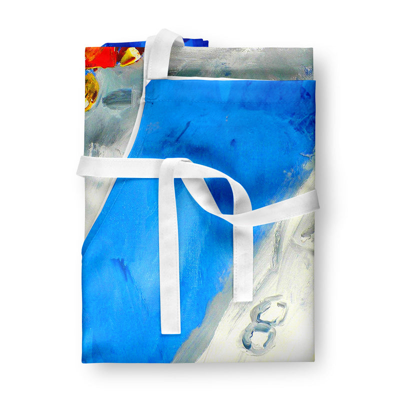 Twos Company Sailboat Apron – Artist-Designed Kitchen, BBQ & Craft Apron
