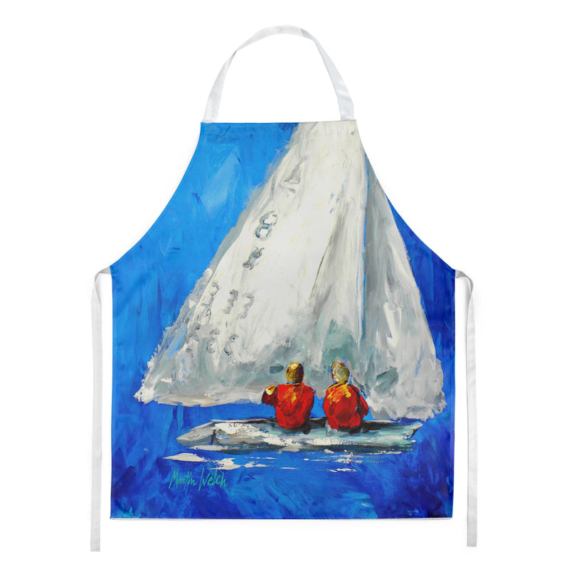 Twos Company Sailboat Apron – Artist-Designed Kitchen, BBQ & Craft Apron