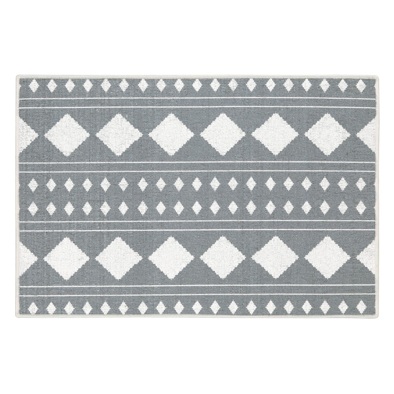 Sussexhome Diamond Collection 2 x 3 Foot Heavy Duty Low Pile Landing Rug Runner