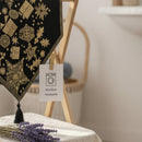 DaDa Bedding Magical Golden Reindeer Woven Tapestry Dining Table Runner (18272)