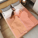 Electric Heated Mattress Pad with Dual Controllers & Auto-Off by LJGDeals