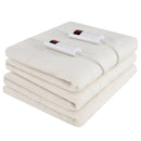 Electric Heated Mattress Pad with Dual Controllers & Auto-Off by LJGDeals