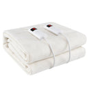 Electric Heated Mattress Pad with Dual Controllers & Auto-Off by DirectDeals