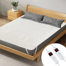Electric Heated Mattress Pad with Dual Controllers & Auto-Off by LJGDeals